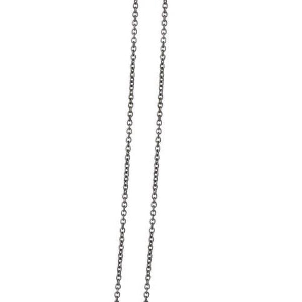Silver anchor chain 38cm