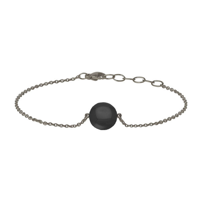 Bracelet with Black Agate